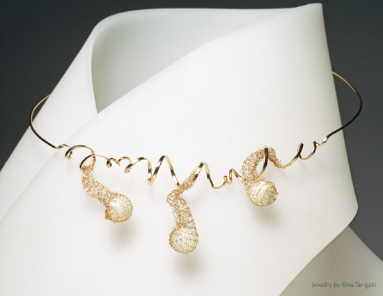 Mother of Pearl Necklace by Ema Tanigaki