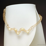 Curl Mother of Pearl Necklace by Ema Tanigaki